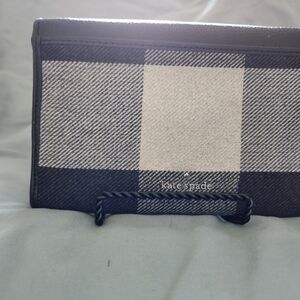 Kate Spade Black and White Checkered Wallet